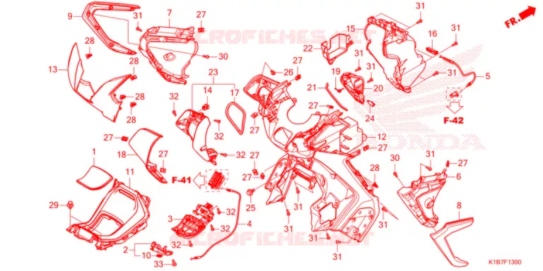 PROTEGE JAMBES Honda SCOOTER 350 FORZA 2021  NSS350AM