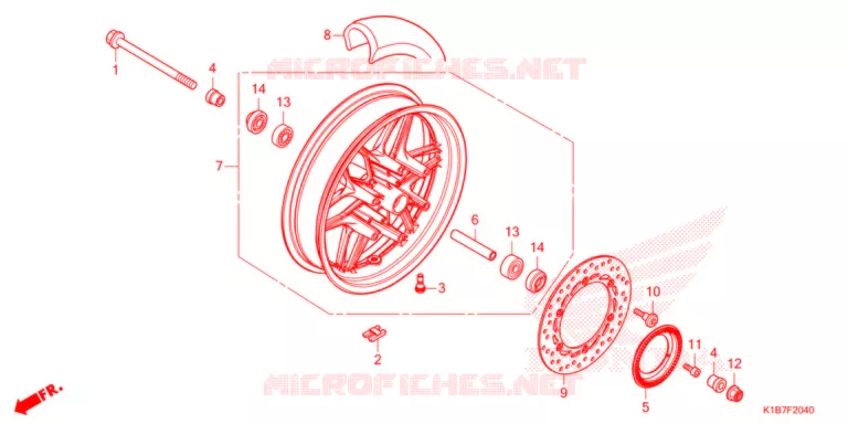 ROUE AVANT Honda SCOOTER 350 FORZA 2021  NSS350AM