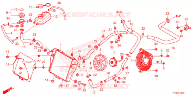 RADIATEUR Honda SCOOTER 350 FORZA 2021  NSS350AM