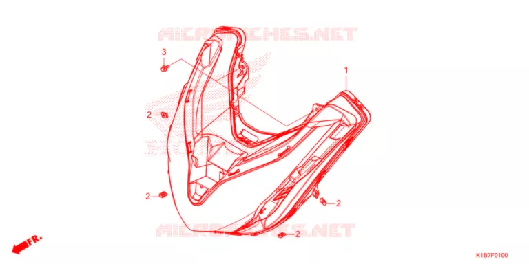 PHARE Honda SCOOTER 350 FORZA 2021  NSS350AM