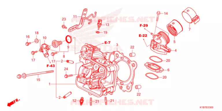 CULASSE Honda SCOOTER 350 FORZA 2021  NSS350AM