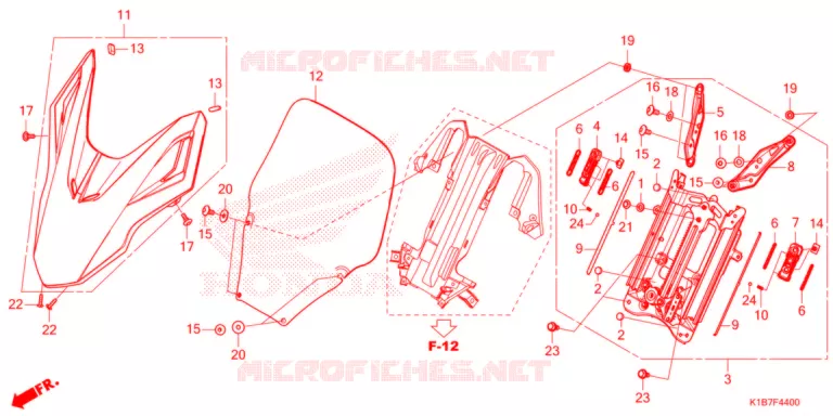 PARE BRISE Honda SCOOTER 350 FORZA 2021  NSS350AM