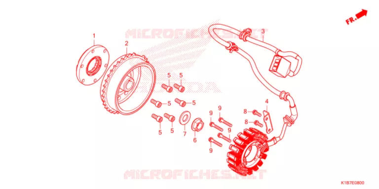 ALTERNATEUR Honda SCOOTER 350 FORZA 2021  NSS350AM