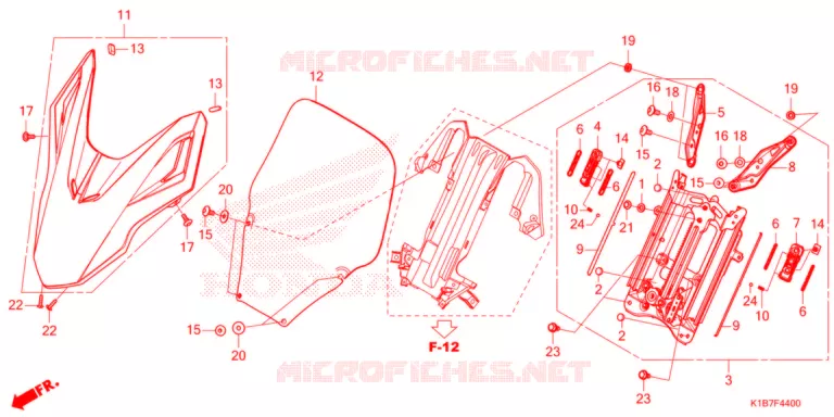 PARE BRISE Honda SCOOTER 350 FORZA 2021  NSS350AM