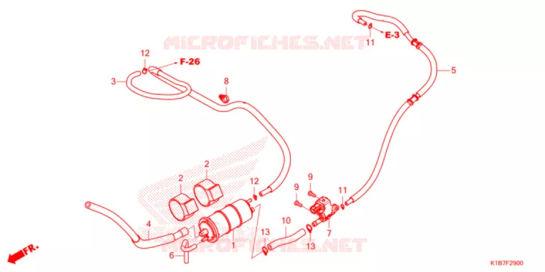SYSTÈME DE RECYCLAGE DES GAZ Honda SCOOTER 350 FORZA 2021  NSS350AM