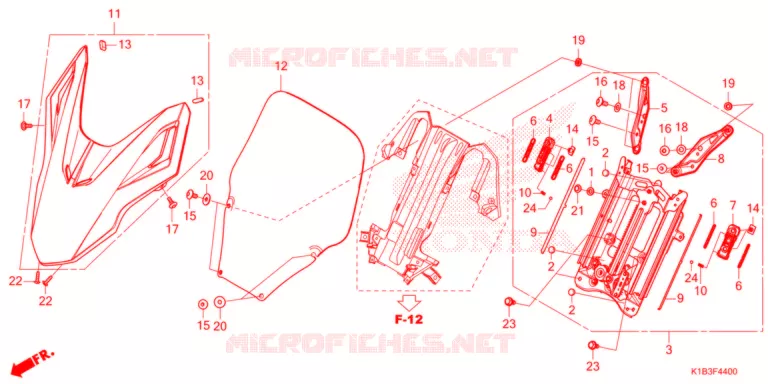 PARE BRISE Honda SCOOTER 350 FORZA 2021  NSS350AM