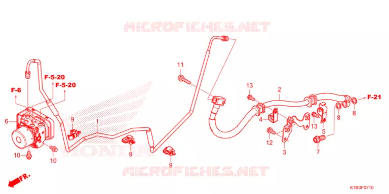 DURITE DE FREIN ARRIERE Honda SCOOTER 350 FORZA 2021  NSS350AM