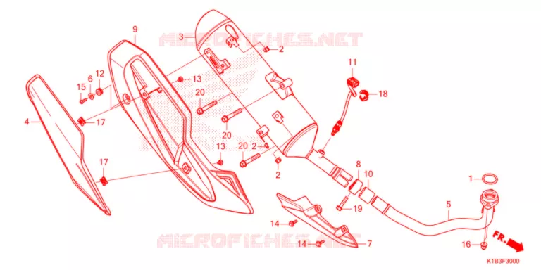 SILENCIEUX D'ECHAPPEMENT Honda SCOOTER 350 FORZA 2021  NSS350AM