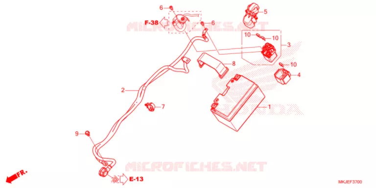 BATTERIE Honda MOTO 1000 CB 2021  CB1000RAM_BE