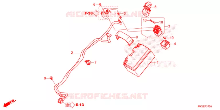 BATTERIE Honda MOTO 1000 CB 2021  CB1000RAM_BE