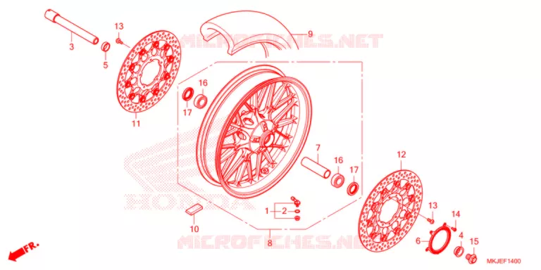 ROUE AVANT Honda MOTO 1000 CB 2021  CB1000RAM