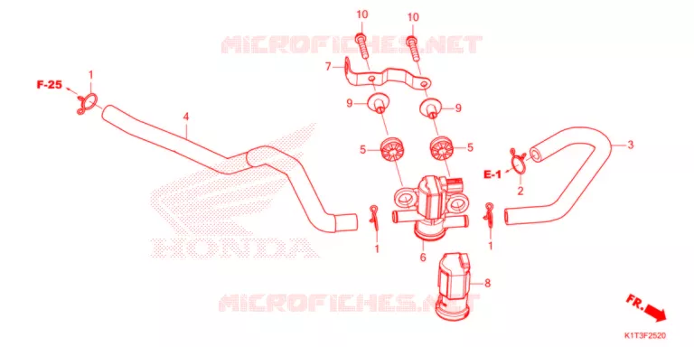 ELECTROVANNE D'INJECTION D'AIR Honda MOTO 300 CRF 2021  CRF300LRAM