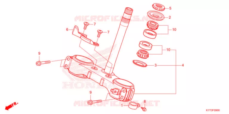 TE DE FOURCHE Honda MOTO 300 CRF 2021  CRF300LRAM