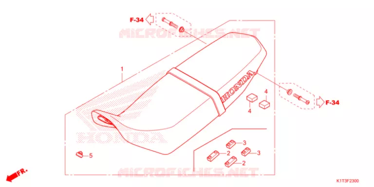 SELLE Honda MOTO 300 CRF 2021  CRF300LRAM