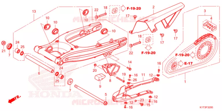 BRAS OSCILLANT Honda MOTO 300 CRF 2021  CRF300LM