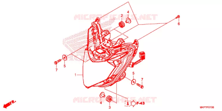 PHARE Honda MOTO 500 CB 2021  CB500XAM