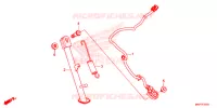 BEQUILLE LATERALE pour Honda CB 500 X ABS de 2021