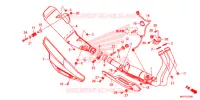 SILENCIEUX D'ECHAPPEMENT pour Honda CB 500 X ABS de 2021