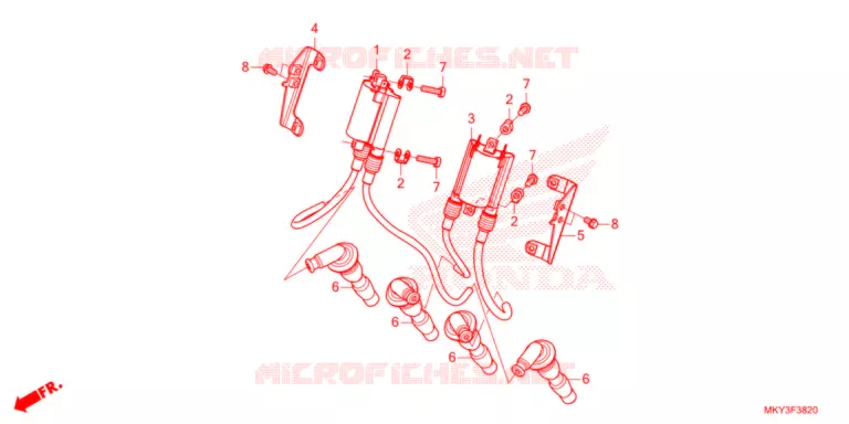 BOBINE D'ALLUMAGE Honda MOTO 650 CB 2021  CB650RAM