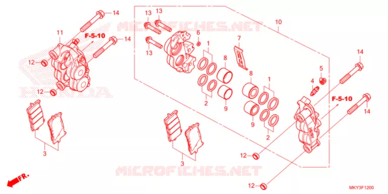 ETRIER DE FREIN AVANT Honda MOTO 650 CB 2021  CB650RAM