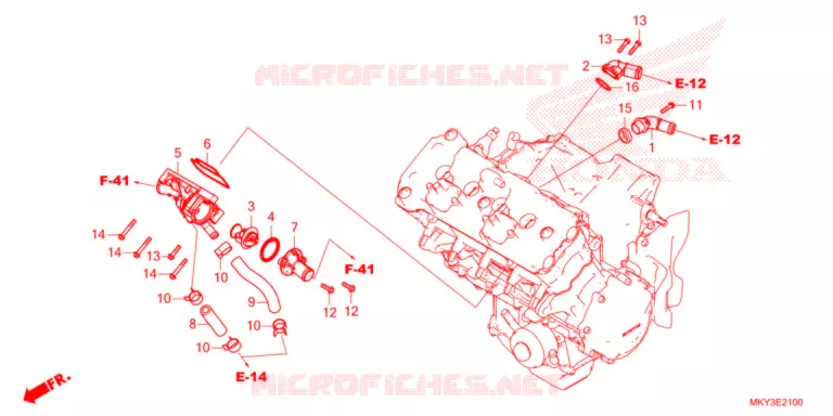 THERMOSTAT Honda MOTO 650 CB 2021  CB650RAM