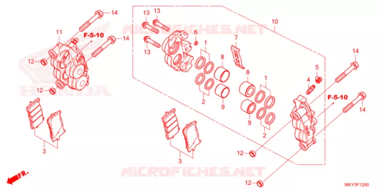 ETRIER DE FREIN AVANT Honda MOTO 650 CB 2021  CB650RAM