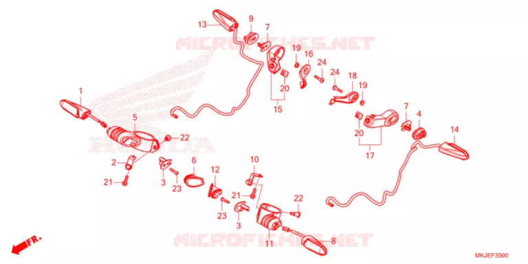 CLIGNOTANT Honda MOTO 1000 CB 2021  CB1000RAM