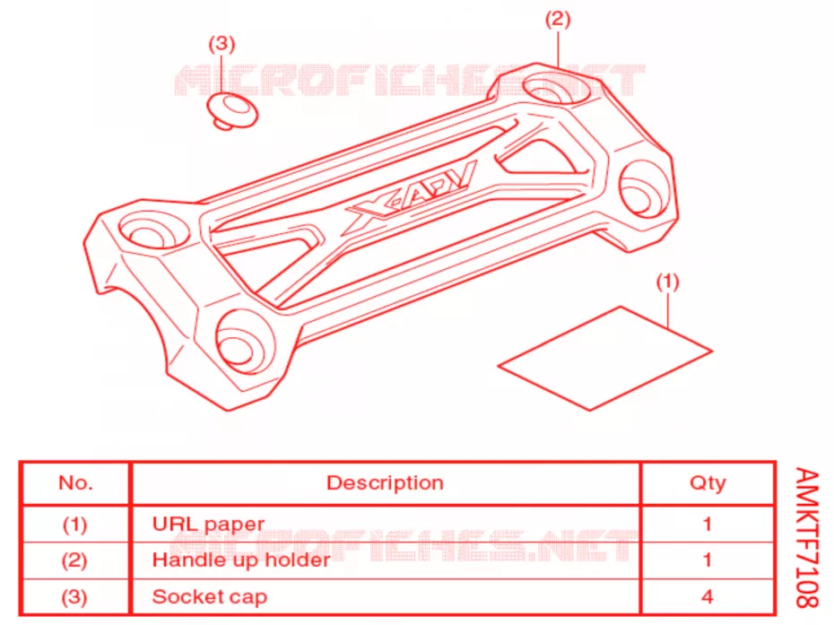 PONTET GUIDON Honda MOTO 750 ADV 2021  ADV750M