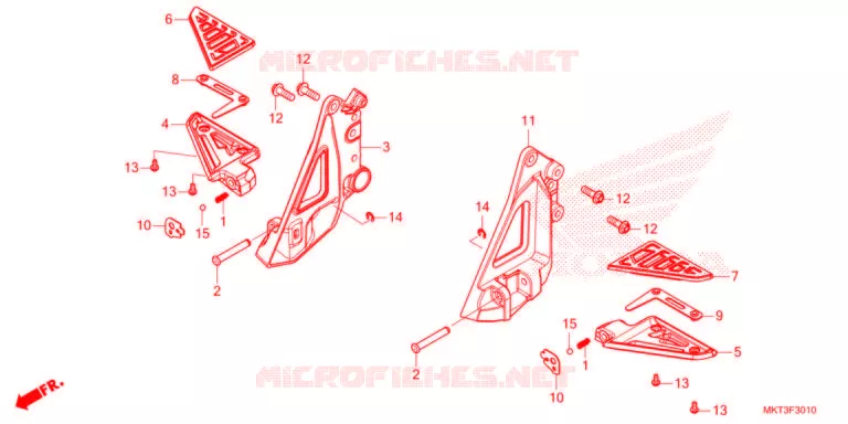 REPOSE PIED Honda MOTO 750 ADV 2021  ADV750M