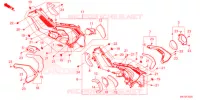 COUVERCLES LATERAUX pour Honda X ADV 750 LOWER de 2021