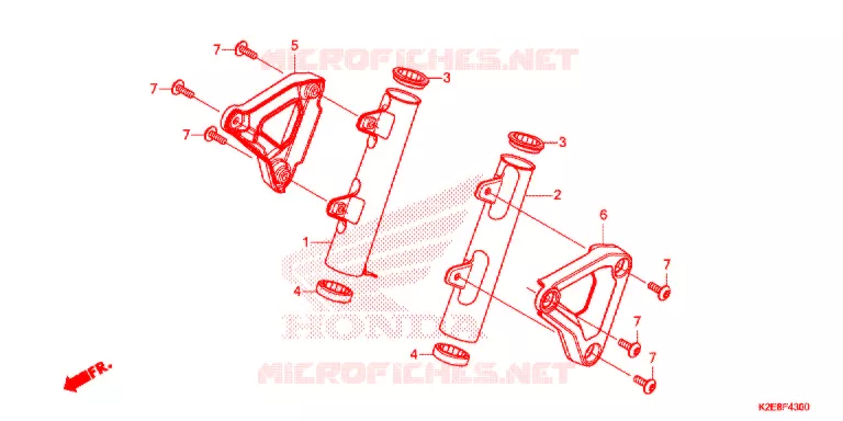 SUPPORT PHARE Honda MOTO 125 CT 2020  CT125AL