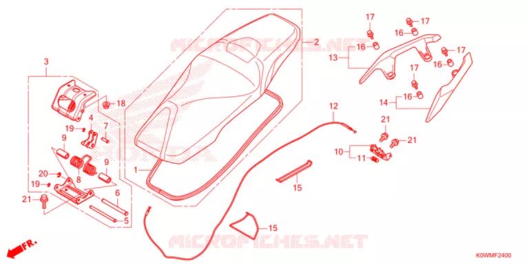 SELLE Honda SCOOTER 150 ADV 2021  ADV150AM