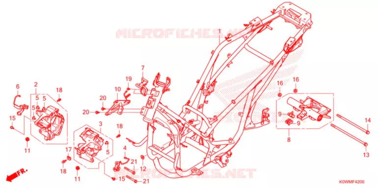 CADRE Honda SCOOTER 150 ADV 2021  ADV150AM