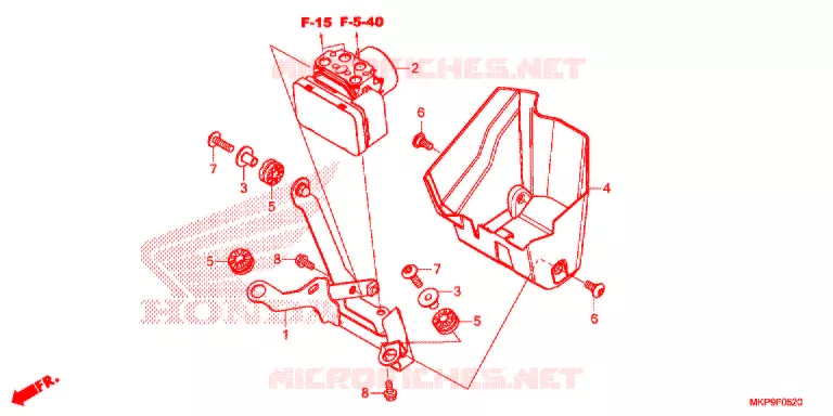 MODULATEUR ABS Honda MOTO 500 CB 2021  CB500FAM
