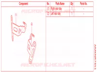 KIT,VISOR STAY pour Honda CB 650 R 35KW -7ED- de 2019