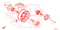 ROUE ARRIERE pour Honda CB 650 R 35KW -7ED- de 2019
