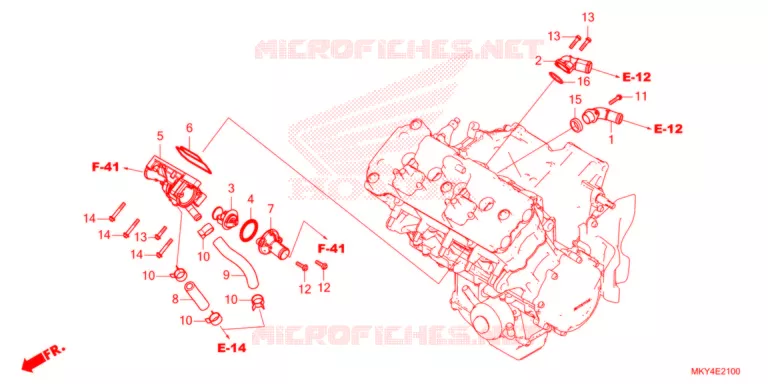 THERMOSTAT Honda MOTO 650 CB 2021  CB650RAM