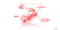 AUTOCOLLANTS pour Honda CB 300 R de 2021