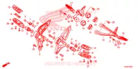 REPOSE PIED pour Honda CB 300 R de 2021
