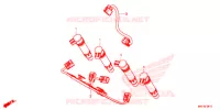 FAISCEAU SECONDAIRE pour Honda CBR 1000 RED de 2021