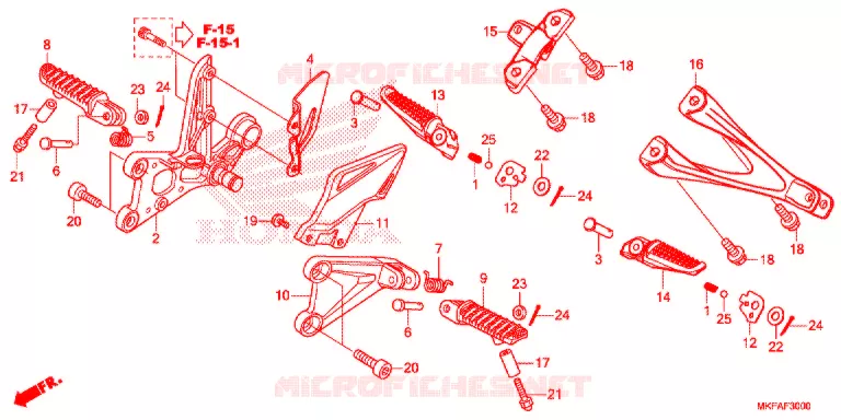 REPOSE PIED Honda MOTO 1000 CBR 2021  CBR1000RRM