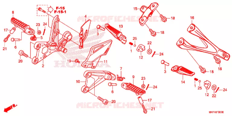 REPOSE PIED Honda MOTO 1000 CBR 2021  CBR1000RRM