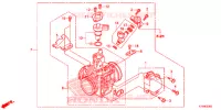 CORPS DE PAPILLON pour Honda CBR 300 R de 2021