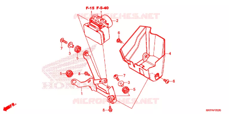 MODULATEUR ABS Honda MOTO 500 CBR 2021  CBR500RAM