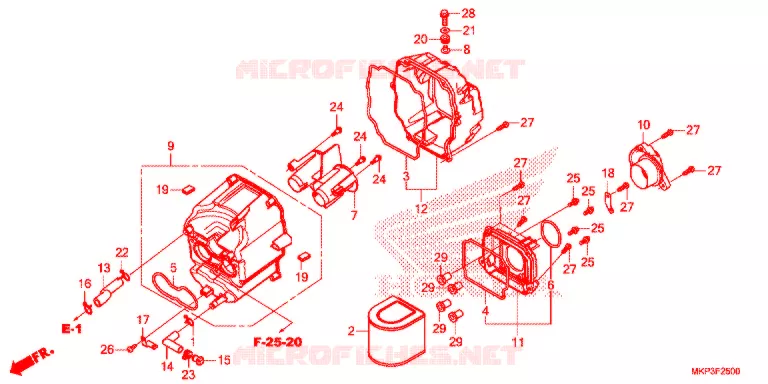FILTRE A AIR Honda MOTO 500 CBR 2021  CBR500RAM