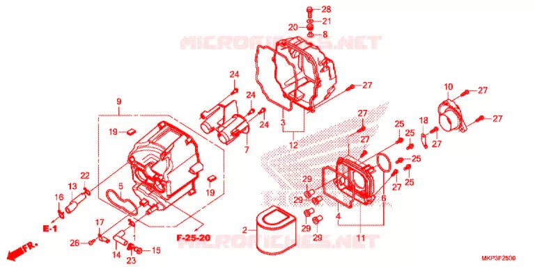 FILTRE A AIR Honda MOTO 500 CBR 2021  CBR500RAM