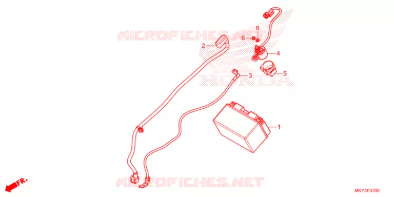 BATTERIE Honda MOTO 650 CBR 2021  CBR650RAM
