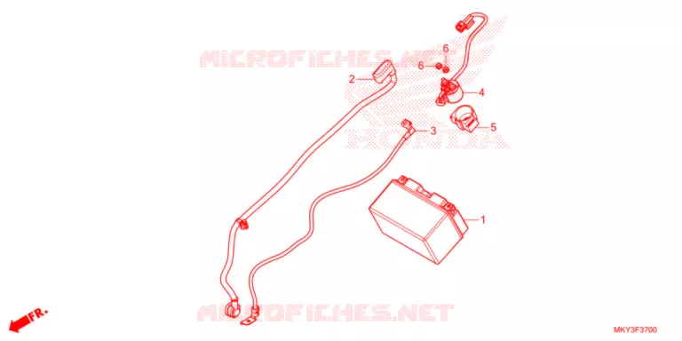 BATTERIE Honda MOTO 650 CBR 2021  CBR650RAM