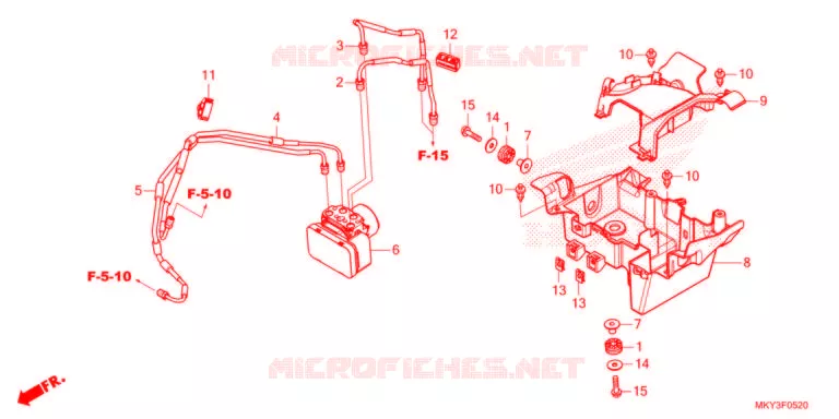 MODULATEUR ABS Honda MOTO 650 CBR 2021  CBR650RAM