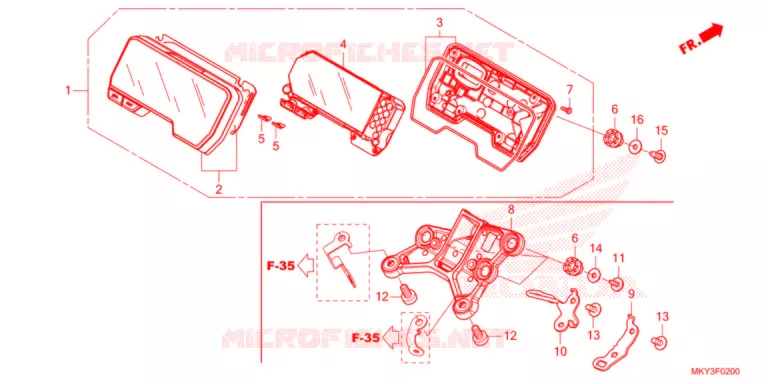 COMPTEUR Honda MOTO 650 CBR 2021  CBR650RAM